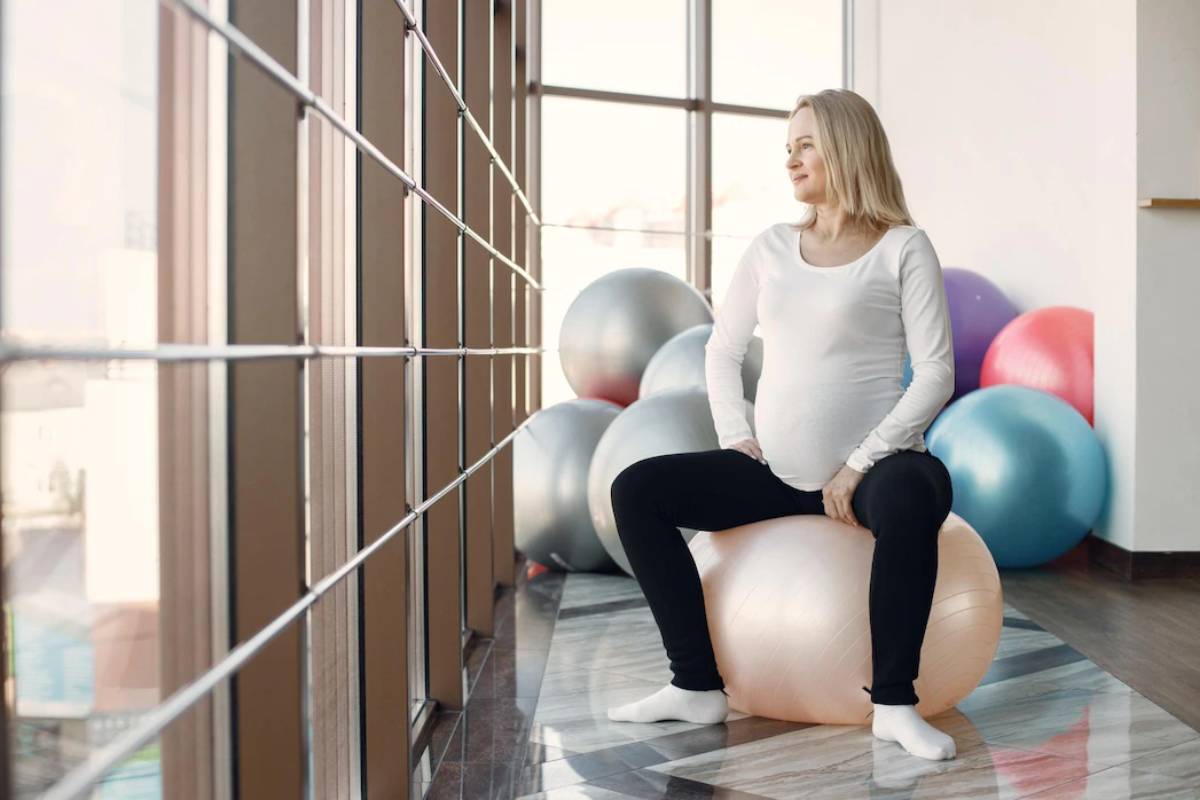 swiss ball femme enceinte